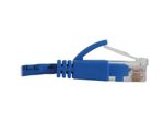Eaton Tripp Lite Series Cat6a 10G Snagless Molded Slim UTP Ethernet Kabel (RJ45 Stecker/Stecker), PoE, Blue, 7 ft. (2.1 m)