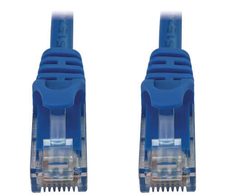 Eaton Tripp Lite Series Cat6a 10G Snagless Molded UTP Ethernet Kabel (RJ45 Stecker/Stecker), PoE, Blue, 7 ft. (2.1 m)