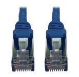 Eaton Tripp Lite Series Cat6a 10G Snagless Shielded Slim STP Ethernet Kabel (RJ45 Stecker/Stecker), PoE, Blue, 3 ft. (0.9 m)