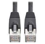 Eaton Tripp Lite Series Cat6a 10G Snagless Shielded STP Ethernet Kabel (RJ45 Stecker/Stecker), PoE, Schwarz, 6 ft. (1.83 m)