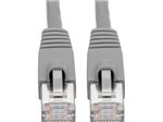 Eaton Tripp Lite Series Cat6a 10G Snagless Shielded STP Ethernet Kabel (RJ45 Stecker/Stecker), PoE, Gray, 3 ft. (0.91 m)