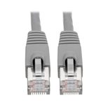 Eaton Tripp Lite Series Cat6a 10G Snagless Shielded STP Ethernet Kabel (RJ45 Stecker/Stecker), PoE, Gray, 7 ft. (2.13 m)