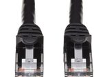 Eaton Tripp Lite Series Cat6a 10G Snagless UTP Ethernet Kabel (RJ45 Stecker/Stecker), Schwarz, 10 ft. (3.05 m)