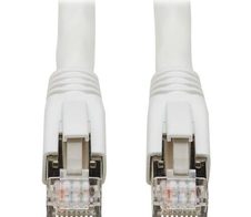 Eaton Tripp Lite Series Cat8 25G/40G Certified Snagless Shielded S/FTP Ethernet Kabel (RJ45 Stecker/Stecker), PoE, White, 6 ft. (1.83 m)