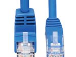 Eaton Tripp Lite Series Down-Angle Cat6 Gigabit Molded UTP Ethernet Kabel (RJ45 Right-Angle Down M zu RJ45 M), Blue, 15 ft. (4.57 m)