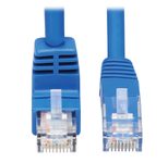 Eaton Tripp Lite Series Down-Angle Cat6 Gigabit Molded UTP Ethernet Kabel (RJ45 Right-Angle Down M zu RJ45 M), Blue, 15 ft. (4.57 m)