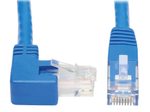 Eaton Tripp Lite Series Right-Angle Cat6 Gigabit Molded UTP Ethernet Kabel (RJ45 Right-Angle M zu RJ45 M), Blue, 15 ft. (4.57 m)