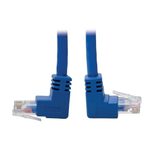Eaton Tripp Lite Series Up/Down-Angle Cat6 Gigabit Molded UTP Ethernet Kabel (RJ45 Up-Angle M zu RJ45 Down-Angle M), Blue, 1 ft. (0.31 m)