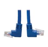 Eaton Tripp Lite Series Up/Down-Angle Cat6 Gigabit Molded UTP Ethernet Kabel (RJ45 Up-Angle M zu RJ45 Down-Angle M), Blue, 3 ft. (0.91 m)