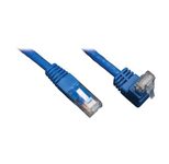 Eaton Tripp Lite Series Up-Angle Cat6 Gigabit Molded UTP Ethernet Kabel (RJ45 Right-Angle Up M zu RJ45 M), Blue, 3 ft. (0.91 m)