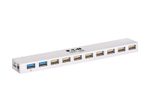 Eaton Tripp Lite Series 10-Port USB 3.0 / USB 2.0 Combo Hub - USB Charging, 2 USB 3.0 & 8 USB 2.0 Ports