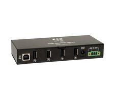 Eaton Tripp Lite Series 4-Port Industrial-Grade USB 2.0 Hub - 15 kV ESD Immunity, Metal Housing, Mountable