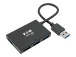 Eaton Tripp Lite Series 4-Port USB 3.0 SuperSpeed Slim Hub, 5 Gbps - 4 xUSB-A , Portable, Aluminum