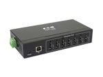 Eaton Tripp Lite Series 7-Port Industrial-Grade USB 2.0 Hub - 15 kV ESD Immunity, Metal Housing, Wall/DIN Mountable
