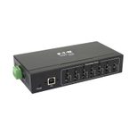 Eaton Tripp Lite Series 7-Port Industrial-Grade USB 2.0 Hub - 15 kV ESD Immunity, Metal Housing, Wall/DIN Mountable