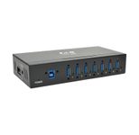 Eaton Tripp Lite Series 7-Port Industrial-Grade USB 3.0 SuperSpeed Hub - 20 kV ESD Immunity, Metal Housing, Mountable