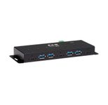 Eaton Tripp Lite Series Industrial 7-Port USB-C Hub, Gen2 (10G, 4x USB-A and 3x USB-C Ports W 15Kv ESD Immunity, 2Kv Surge