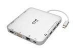Eaton Tripp Lite Series USB-C Dock, Dual Display - 4K HDMI/mDP, VGA, USB 3.2 Gen 1, USB-A/C Hub, GbE, 60W PD Charging