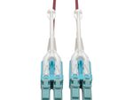 Eaton Tripp Lite Series 10G Duplex Multimode 50/125 OM4 LSZH Fiber Optic Kabel (LC/LC), Push/Pull Tabs, Magenta, 4 m