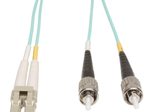 Eaton Tripp Lite Series 10Gb Duplex Multimode 50/125 OM3 LSZH Fiber Patch Kabel (LC/ST) - Aqua, 2M (6 ft.)