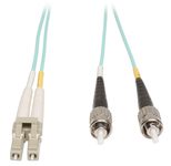 Eaton Tripp Lite Series 10Gb Duplex Multimode 50/125 OM3 LSZH Fiber Patch Kabel (LC/ST) - Aqua, 2M (6 ft.)