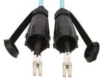 Eaton Tripp Lite Series 10Gb Rigid Industrial Duplex Multimode 50/125 OM3 Fiber Patch Kabel (LC/LC) - IP68, 2 m
