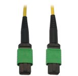 Eaton Tripp Lite Series 40/100G Singlemode 9/125 OS2 Fiber Optic Kabel (12F MTP/MPO-APC F/F),  2 m