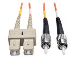 Eaton Tripp Lite Series Duplex Multimode 50/125 Fiber Patch Kabel (SC/ST), 2M (6 ft.)