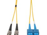 Eaton Tripp Lite Series Duplex Singlemode 9/125 Fiber Patch Kabel (SC/ST), 15M (50 ft.)