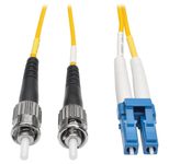 Eaton Tripp Lite Series Duplex Singlemode 9/125 Fiber Plenum Rated Patch Kabel (LC/ST), 5M (16 ft.)