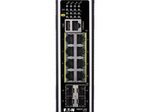 Eaton Tripp Lite Series 8-Port Managed Industrial Gigabit Ethernet Switch - Layer 2, 1 Gbps, PoE+ 30W, 4 GbE SFP Ports, -40° zu 75°C, DIN Mount
