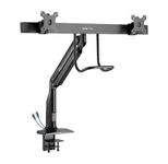 Eaton Tripp Lite Series Safe-IT Tischhalterung für zwei Monitore, antimikrobiell für 17” bis 35” Displays, USB Ports