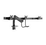 Eaton Tripp Lite Series Safe-IT Tischhalterung für drei Monitore, antimikrobiell für 17” bis 32” Displays, USB Ports