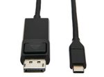 Eaton Tripp Lite Series USB-C zu DisplayPort Adapterkabel (Stecker/Stecker), 4K 60 Hz, HDR, verriegelbarer DP-Anschluss, 3 ft. (0.9 m)