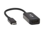Eaton Tripp Lite Series USB-C zu HDMI Active Adapterkabel (M/F), 4K 60 Hz, HDR, 4:4:4, DP 1.4 Alt Mode, HDCP 2.2, Schwarz, 6 in. (15.2 cm)