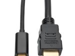 Eaton Tripp Lite Series USB-C zu HDMI Active Adapterkabel (Stecker/Stecker), 4K, Schwarz, 3 ft. (0.9 m)