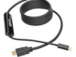 Eaton Tripp Lite Series USB-C zu HDMI Active Adapterkabel (Stecker/Stecker), 4K, Schwarz, 6 ft. (1.8 m)