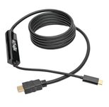 Eaton Tripp Lite Series USB-C zu HDMI Active Adapterkabel (Stecker/Stecker), 4K, Schwarz, 6 ft. (1.8 m)