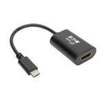 Eaton Tripp Lite Series USB-C zu HDMI Adapter (M/F) - 4K 60 Hz, HDCP 2.2, Schwarz