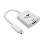 Eaton Tripp Lite Series USB-C zu HDMI Adapter (M/F) - 4K 60 Hz, HDCP 2.2, White