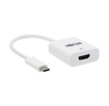 Eaton Tripp Lite Series USB-C zu HDMI Adapter (M/F) - 8K, HDR, 4:4:4, HDCP 2.3, White