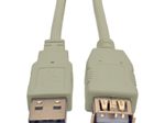 Eaton Tripp Lite Series USB 2.0 Verlängerung Kabel (M/F), Beige, 6 ft. (1.83 m)