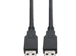 Eaton Tripp Lite Series USB 3.0 SuperSpeed A/A Kabel for Tripp Lite USB 3.0 All-in-One Keyszune/Panel Mount Couplers (Stecker/Stecker), Schwarz, 6 ft. (1.83 m)
