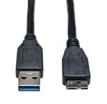 Eaton Tripp Lite Series USB 3.0 SuperSpeed Device Kabel (A zu Micro-B Stecker/Stecker) Schwarz, 6 ft. (1.83 m)