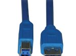 Eaton Tripp Lite Series USB 3.0 SuperSpeed Device Kabel (AB Stecker/Stecker), 10 ft. (3.05 m)