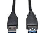 Eaton Tripp Lite Series USB 3.0 SuperSpeed Verlängerung Kabel - USB-A zu USB-A, M/F, Schwarz, 3 ft. (0.91 m)