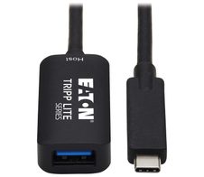 Eaton Tripp Lite Series USB 3.2 Gen 2 Active Verlängerung Kabel - USB-C zu USB-A (M/F), 10 Gbps, Data Only, 5 m (16.4 ft.)