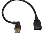 Eaton Tripp Lite Series USB A/A Verlängerung Kabel (USB-A Right-Angle M zu USB-A F), 10-in. (25.4 cm)