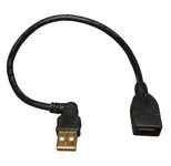 Eaton Tripp Lite Series USB A/A Verlängerung Kabel (USB-A Right-Angle M zu USB-A F), 10-in. (25.4 cm)