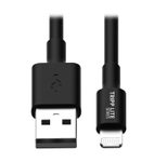 Eaton Tripp Lite Series USB-A zu Lightning Sync/Charge Kabel, MFi Certified - Schwarz, Stecker/Stecker, USB 2.0, 6 ft. (1.83 m)